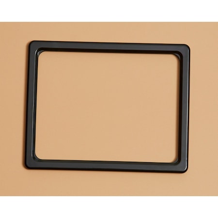 Kinter Black Plastic K-Frame Sign Holder 7 in. H X 5-1/2 in. W 150179B-ACE